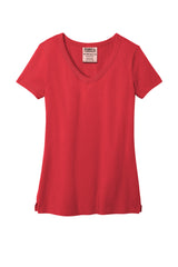 Port & Company Ladies Beach Wash Garment-Dyed V-Neck Tee