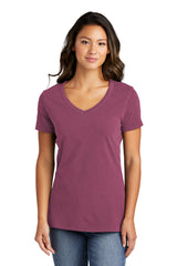 Port & Company Ladies Beach Wash Garment-Dyed V-Neck Tee