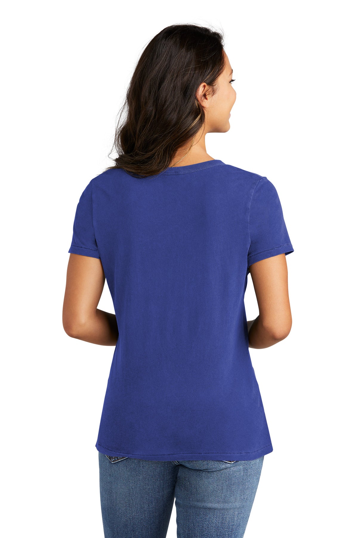 Port & Company Ladies Beach Wash Garment-Dyed V-Neck Tee