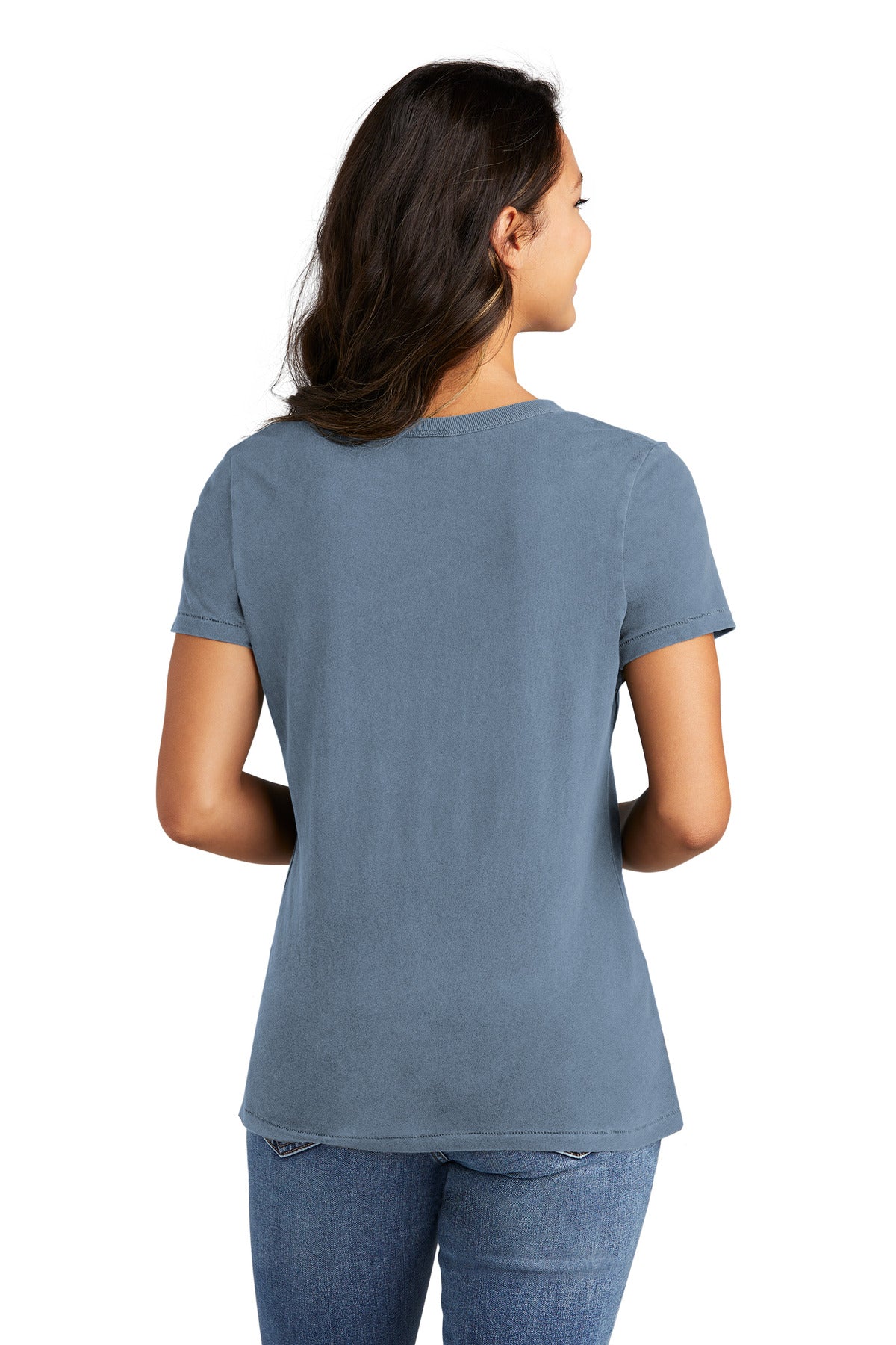 Port & Company Ladies Beach Wash Garment-Dyed V-Neck Tee