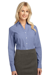 Port Authority Women's   Plaid Pattern Easy Care Shirt-1