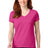 Anvil Women's   100% Combed Ring Spun Cotton V-Neck T-Shirt-1