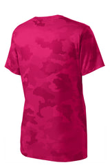 Sport-Tek Women's   CamoHex V-Neck Tee-4