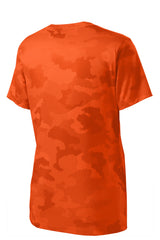 Sport-Tek Women's   CamoHex V-Neck Tee-4