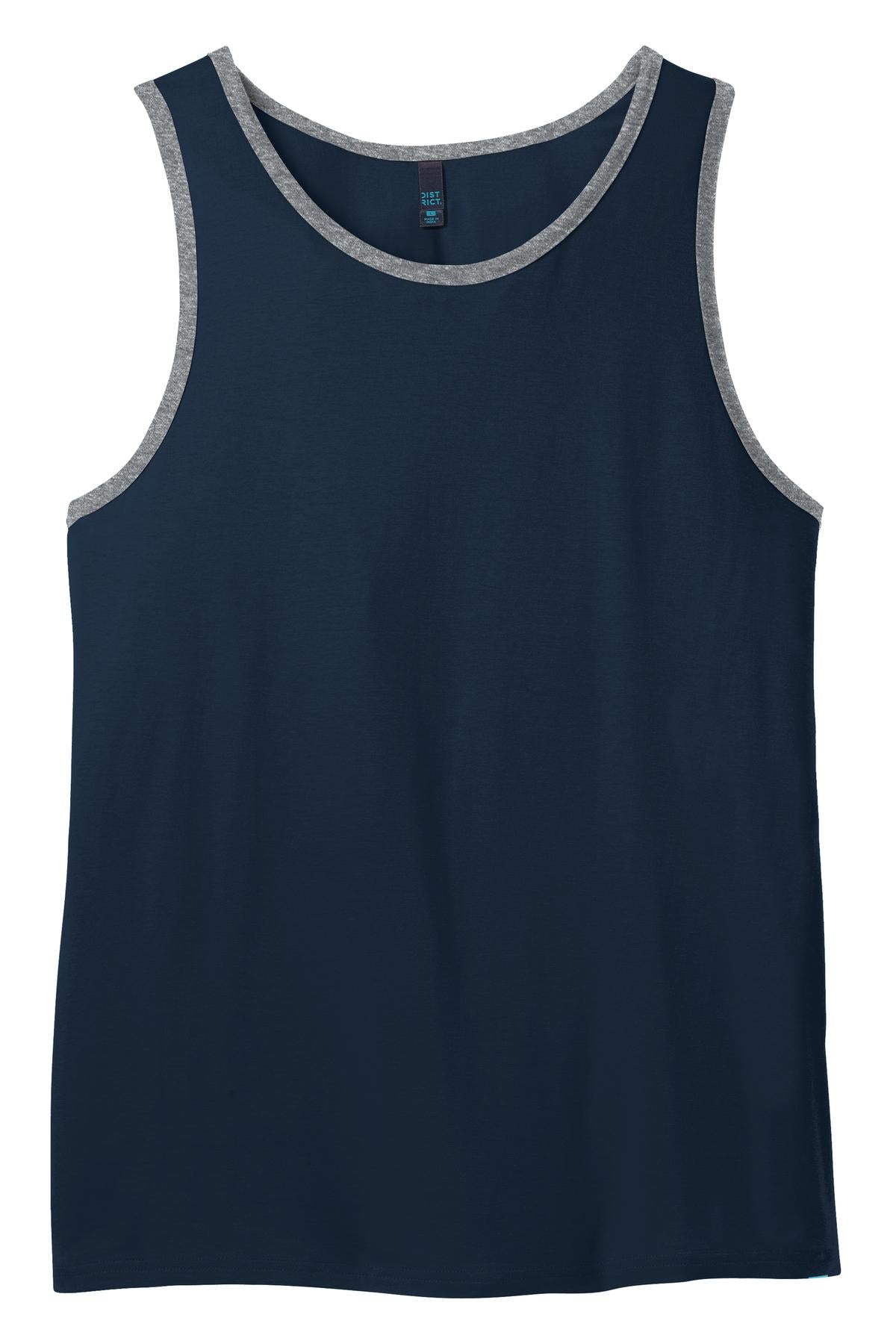 District Youth Cotton Ringer Tank Top DT1500 District