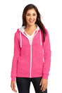 District Juniors The Concert Fleece Full-Zip Hoodie. DT801 District