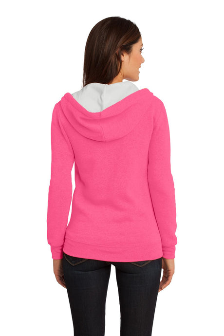 District Juniors The Concert Fleece Full-Zip Hoodie. DT801 District