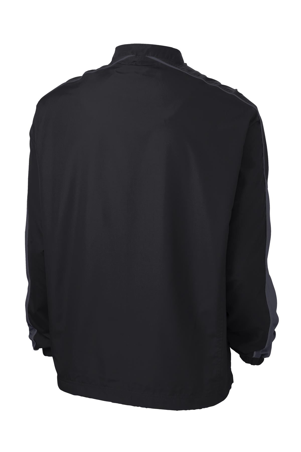 Sport-Tek Men's Piped Colorblock 1/4-Zip Wind Shirt. JST64
