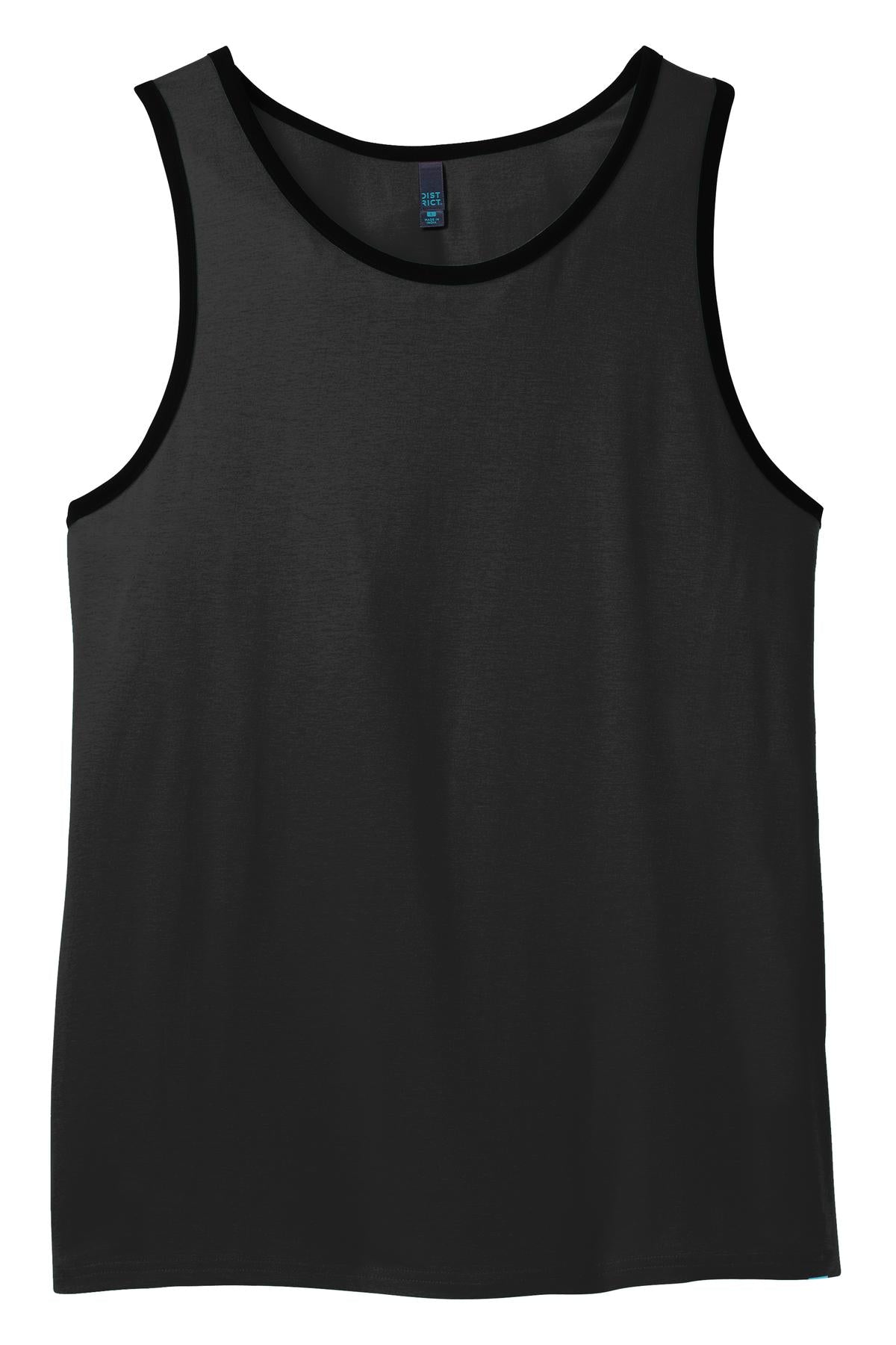 District Youth Cotton Ringer Tank Top DT1500 District