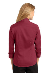 Red House Women's 3/4-Sleeve Nailhead Non-Iron Shirt. RH69 Red House