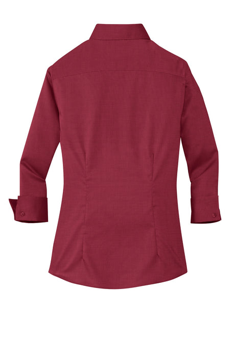 Red House Women's 3/4-Sleeve Nailhead Non-Iron Shirt. RH69 Red House