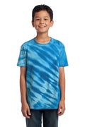 Port & Co Youth   Tiger Stripe Tie-Dye Tee