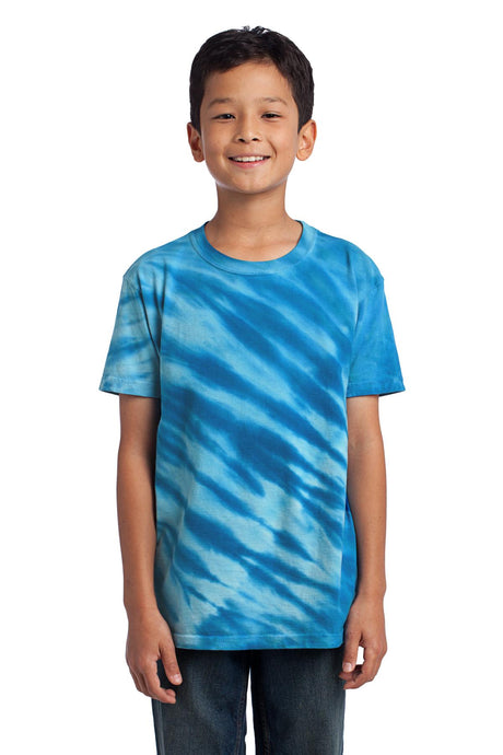Port & Co Youth   Tiger Stripe Tie-Dye Tee