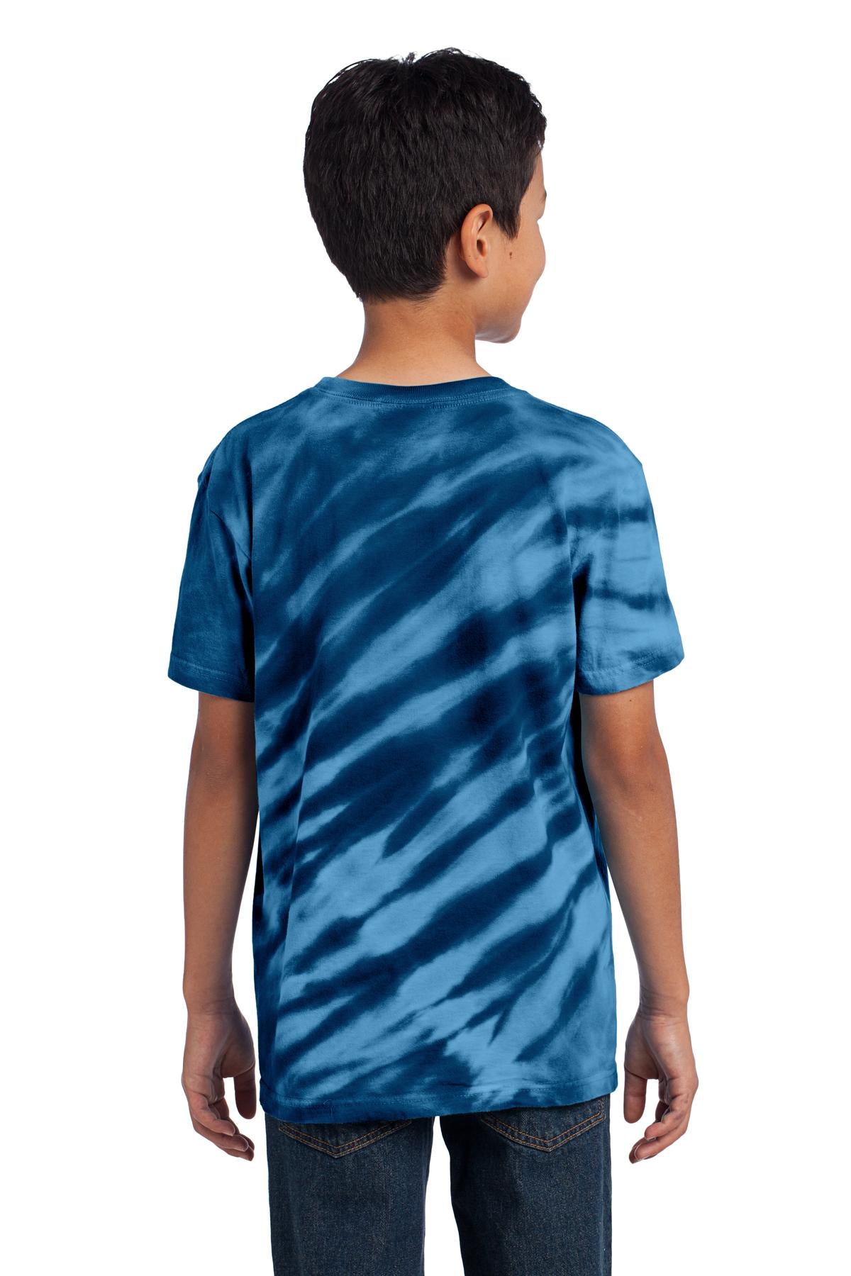 Port & Co Youth   Tiger Stripe Tie-Dye Tee-2