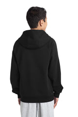 Sport-Tek Youth   Sleeve Stripe Pullover Hooded Sweatshirt-2