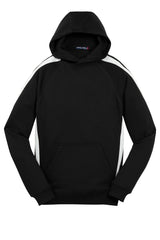 Sport-Tek Youth   Sleeve Stripe Pullover Hooded Sweatshirt-3