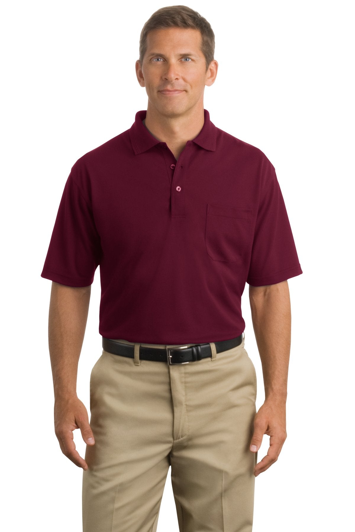 CornerStone Men's   Industrial Pocket Pique Polo