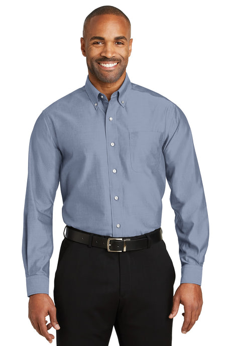 Red House Men's   Non-Iron Pinpoint Oxford Shirt-1