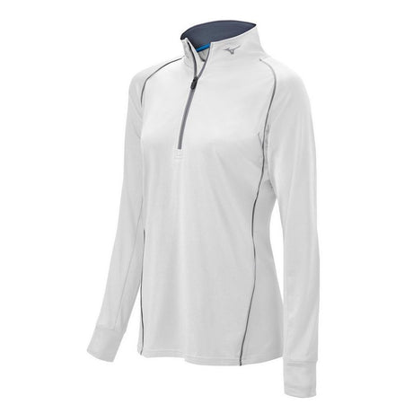 Mizuno Girl's Comp 1/2 Zip Long Sleeve Pullover Mizuno