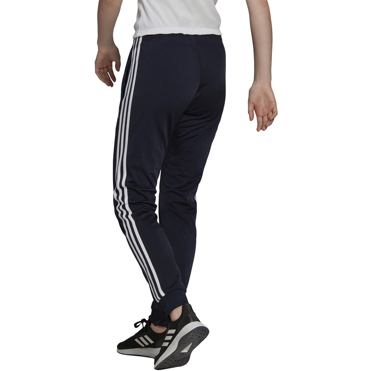 adidas Women's Warm-Up Tricot Slim Tapered 3-Stripes Track Pants adidas