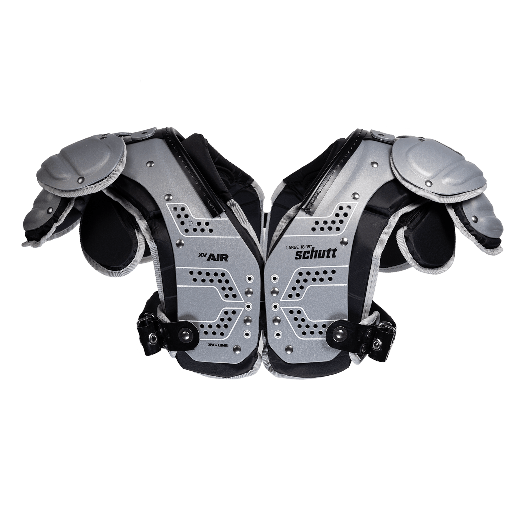 Schutt XV Air Lineman Adult Shoulder Pads League Outfitters
