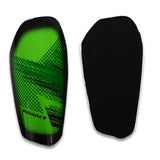 Vizari Aptos Soccer Shin Guard with Sleeve-Green/Black Vizari