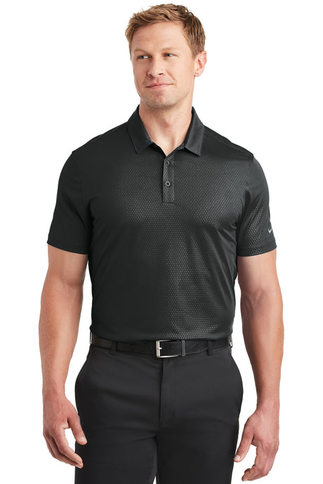 Nike Men's Dri-FIT Embossed Tri-Blade Polo. 838964 Nike