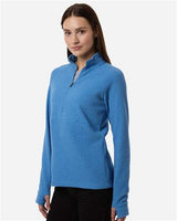 North End Women's Spirit Textured Quarter-Zip Pullover-4