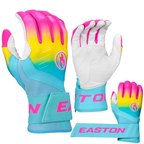 Easton Youth Limited Edition Walkoff Ethos Locked in Hype Fire Batting Gloves