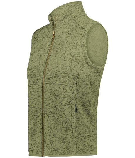 Holloway Ladies Alpine Sweater Fleece Vest Holloway