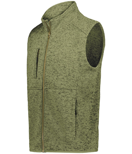 Holloway Men's Alpine Sweater Fleece Vest Holloway