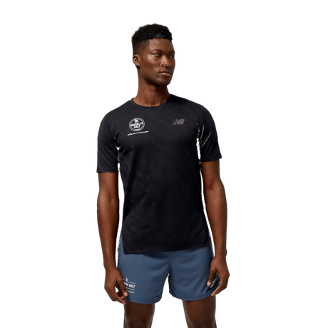 New Balance Men's RBC Brooklyn Half Q Speed Jacquard Short Sleeve New Balance