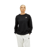 New Balance Uni-ssentials French Terry Crewneck Sweatshirt Womens Apparel Sweatshirts & Fleece
