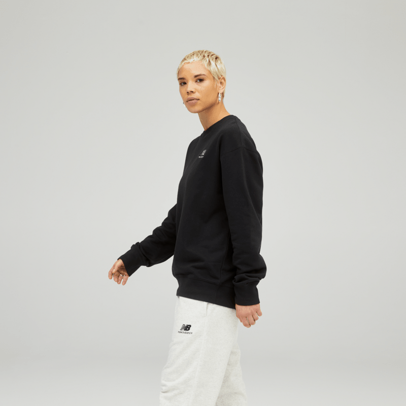 New Balance Uni-ssentials French Terry Crewneck Sweatshirt Womens Apparel Sweatshirts & Fleece