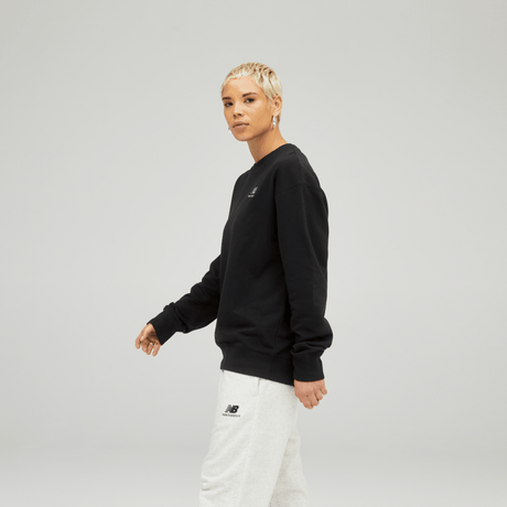 New Balance Uni-ssentials French Terry Crewneck Sweatshirt Womens Apparel Sweatshirts & Fleece
