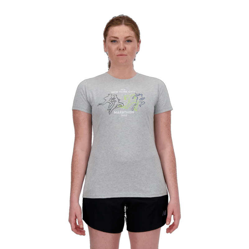 New Balance Women's NYC Marathon Graphic T-Shirt Womens Apparel Shirts & Tops