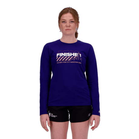 New Balance Women's NYC Marathon Finisher Graphic Long Sleeve Tee New Balance