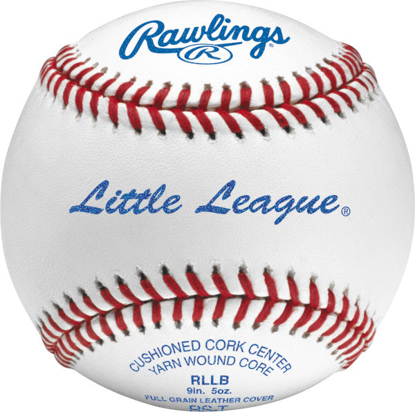 Rawlings Little League Tournament Grade Cushioned Cork Center Baseballs - 1 Dozen