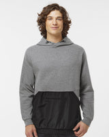 MV Sport Men's Mixed Media Hooded Sweatshirt MV Sport