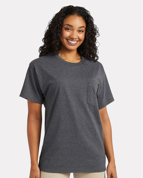 Hanes Women's Essential-T Pocket T-Shirt Hanes