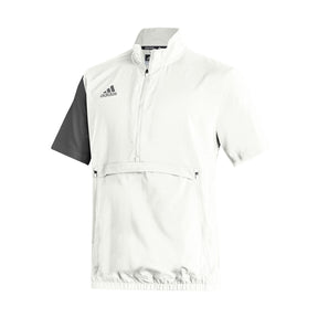 adidas Men's Stadium 1/4 Zip Woven Short Sleeve Jacket