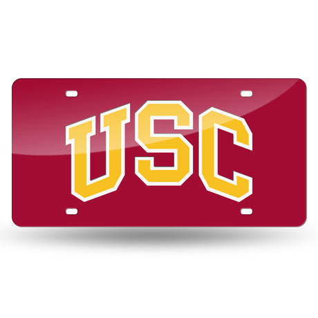 NCAA Southern California Trojans - USC Laser Cut Automobile Tag Fan Gear NCAA Southern California Trojans
