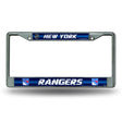 NHL New York Rangers Chrome Glitter License Plate Frame Fan Gear NHL New York Rangers