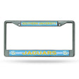 NCAA Southern Jaguars Chrome Glitter License Plate Frame Fan Gear NCAA Southern Jaguars