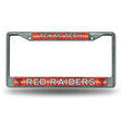 NCAA Texas Tech Red Raiders Chrome Glitter License Plate Frame Fan Gear NCAA Texas Tech Red Raiders