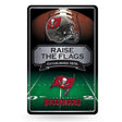 NFL Tampa Bay Buccaneers Large Metal Sign Fan Gear NFL Tampa Bay Buccaneers