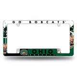 NCAA Ohio Bobcats All Over Chrome Frame Fan Gear NCAA Ohio Bobcats