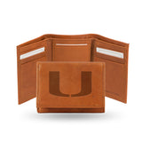 NCAA Miami Hurricanes - The U Embossed Tri-Fold Wallet Fan Gear NCAA Miami Hurricanes