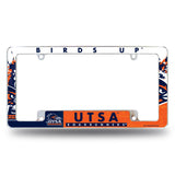 NCAA Texas-San Antonio Roadrunners - UTSA All Over Chrome Frame Fan Gear NCAA Texas-San Antonio Roadrunners