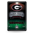 NCAA Georgia Bulldogs Large Metal Sign Fan Gear NCAA Georgia Bulldogs